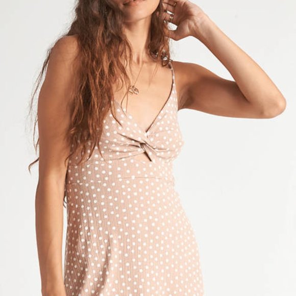Billabong Dresses & Skirts - Billabong Love Me Knot Polka Dot Dress - NWT